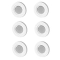 3/6/12PCS Magnetic Remote Control Holder Wall Mount Adhesive Remote Control Holder Strong Hold TV Remote Holder For Home Office Qme White 6pcs