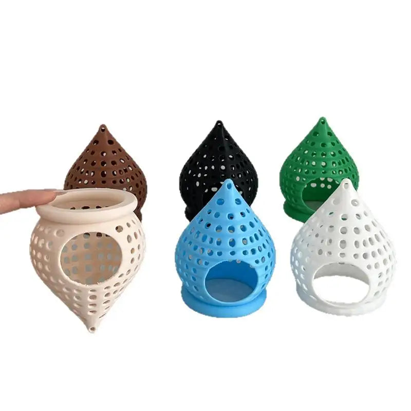 Fish Aquarium Tank Decoration Accessories Suspended Cone Bed Hideout Qme
