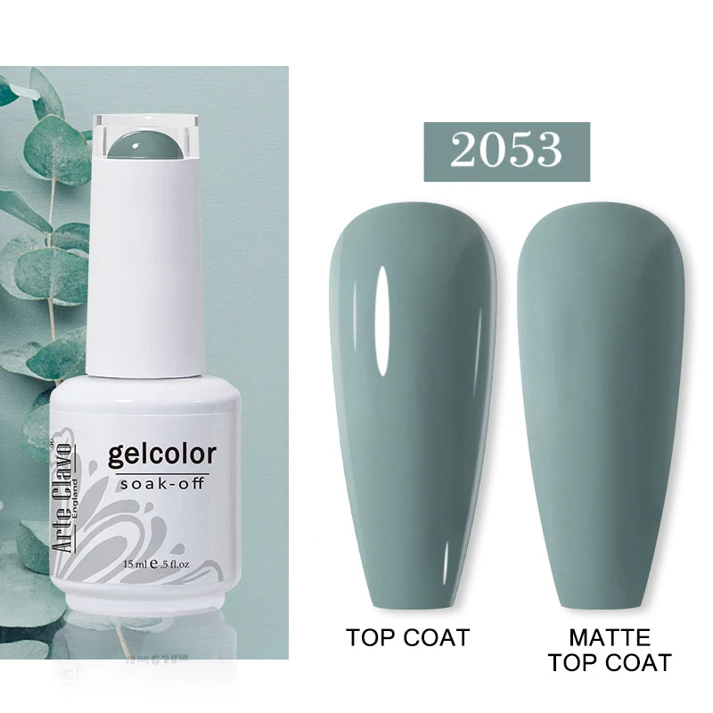 Arte Clavo Autumn Nail Gel Polish Caramel Winter Soak Off UV LED Art