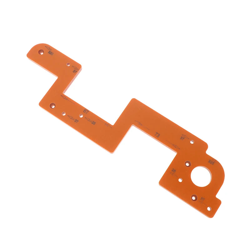 Handle Cabinet Door Invisible Embedded Slotting Template Slot Qme