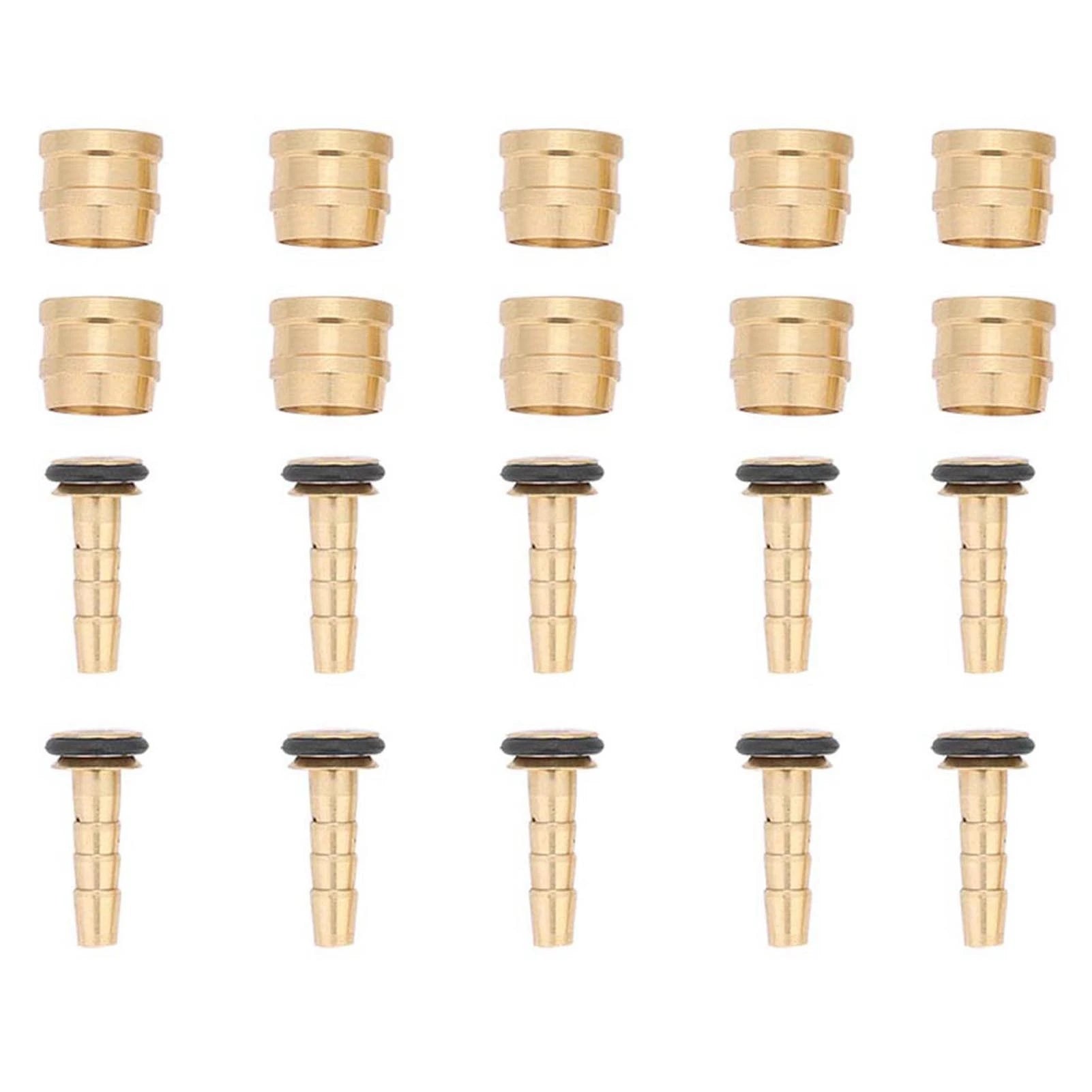 10 Set Hydraulic Disc Brake Hose Olive Connector Insert for Replacement Part Hose Olive Insert Brake Hose Insert Replacement Qme 10 Set