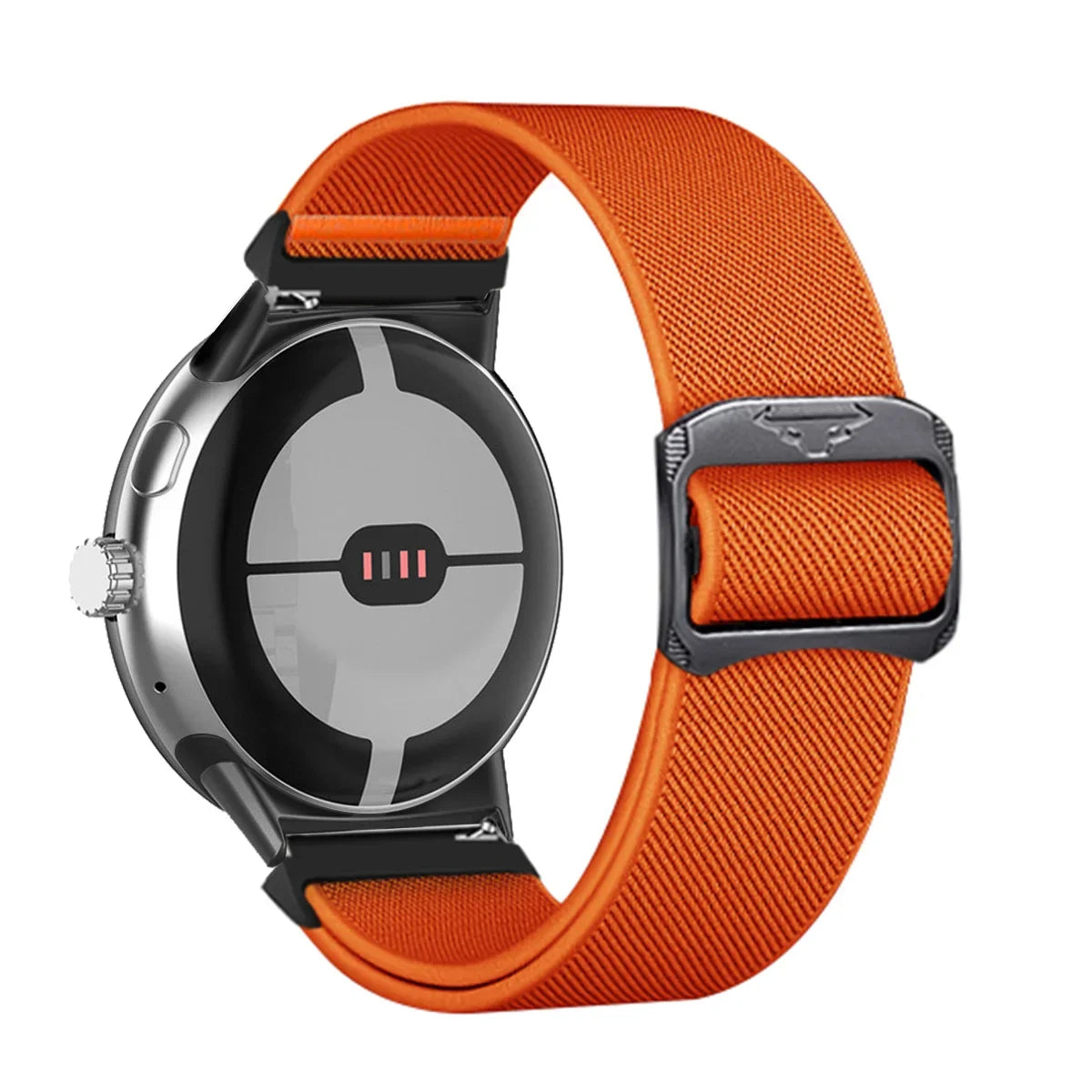 Strap for Google Pixel Watch 3 45mm Nylon Sport Band for Google Pixel Watch1/2/3 41mm Wristband Bracelet Replaced Accessories Qme Orange-B Pixel Watch 1 41mm