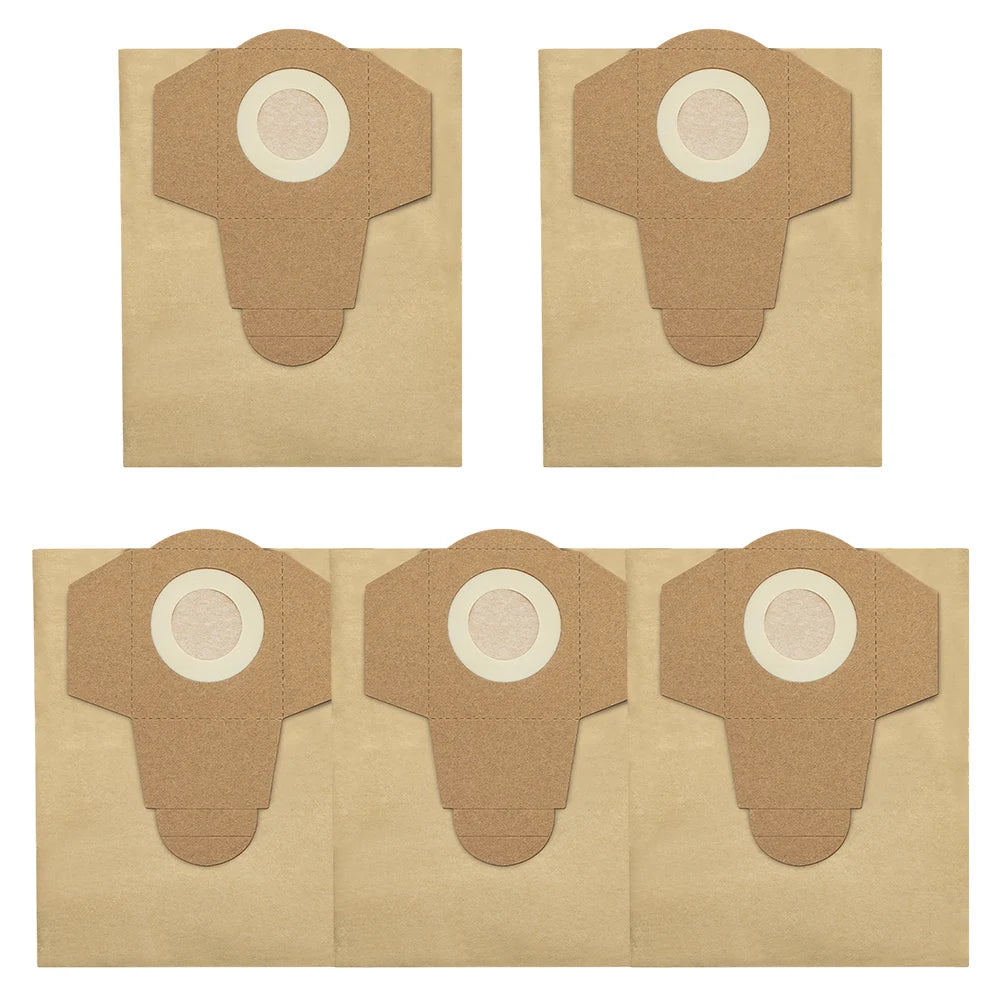5/10 X Dust Collection Bag For TC-VC 1825 Wet And Dry Vacuum Cleaner / For Power X-Change 25L Cordless Wet Dry Vacuum Cleaner Qme 5 PACK
