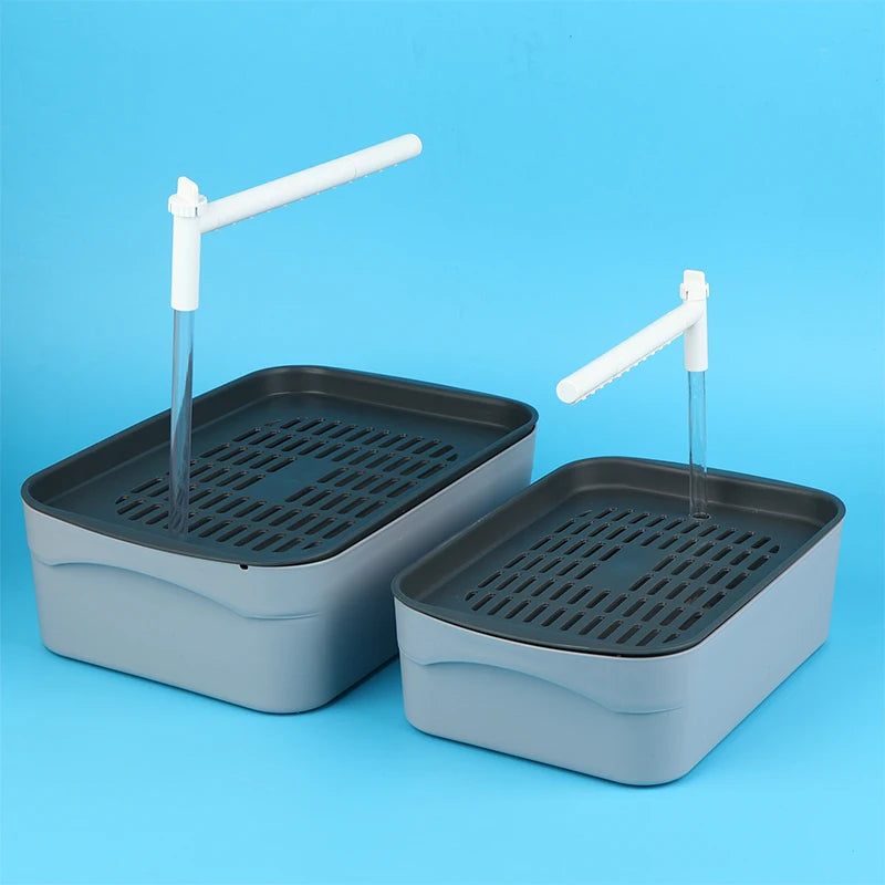 Water Bathtub Shower Fountain Pet Supplies Automatic Parrot Bird Bath Qme