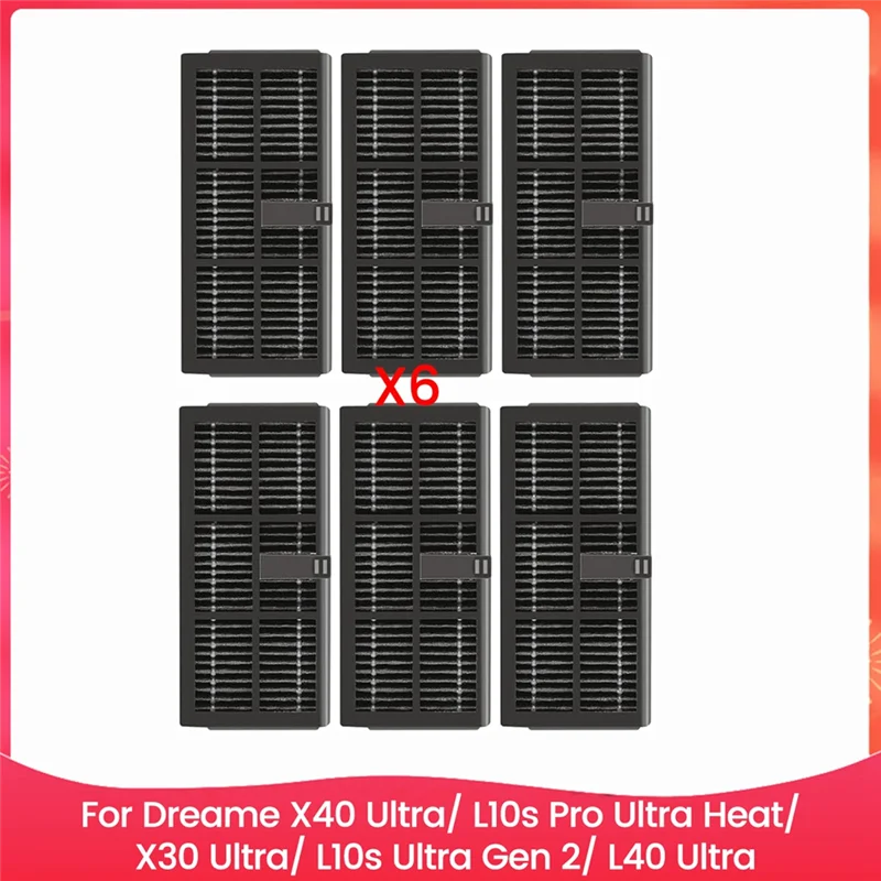 A02F-HEPA Filter For Dreame X40 Ultra/ L10s Pro Ultra Heat/ X30 Ultra/ L10s Ultra Gen 2/ L40 Ultra Robot Vacuum Filters Qme