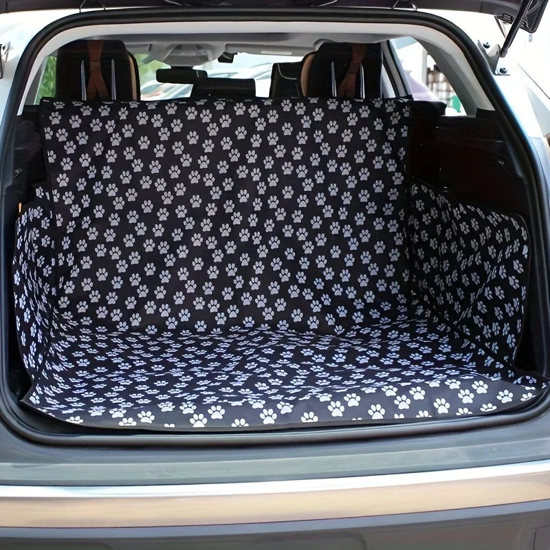 1pc Cross-Border Exclusive Car Trunk Mat, Pet Seat Cover for Cars, Oxford Fabric Rear Cargo Dog Mat for Vehicle Additions Qme