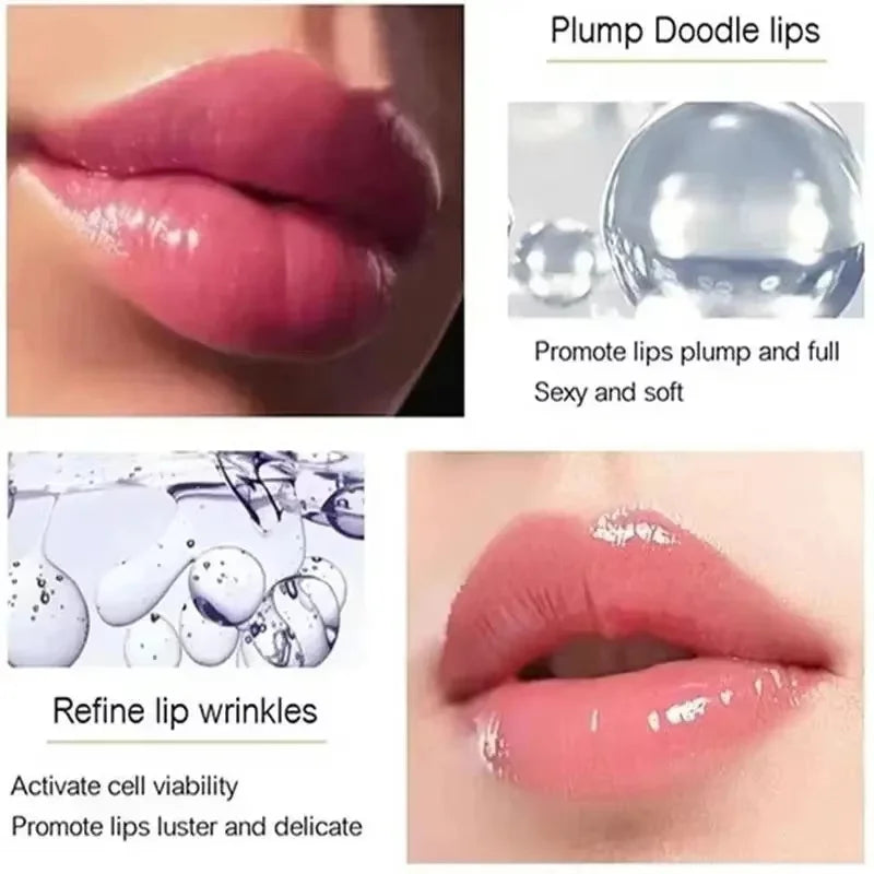 Hyaluronic Acid Collagen Sleep Lip Mask 20g Deep Hydration Lasting Moisturizing Exfoliation Day and Night Can Be Given as a Gift Qme