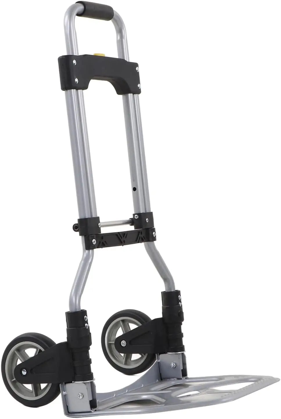 Folding Aluminium Hand Truck for Industrial and Household ,Transport Trolley with 70 kg Load Capacity and 2 Wheels, Foldable Qme