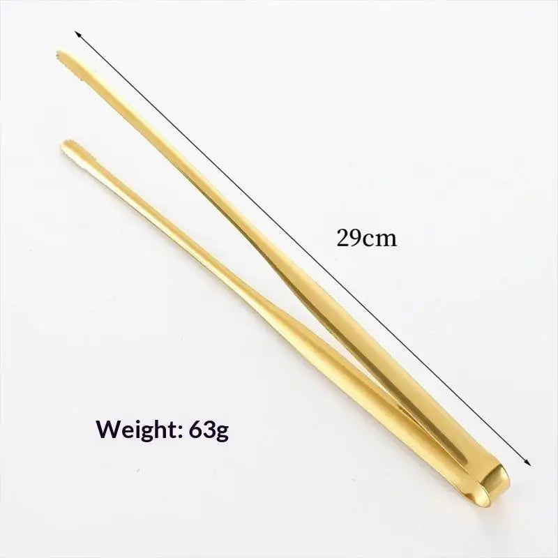 Barbecue Clip Grill Tongs Stainless Steel Meat Food Cooking Utensils Qme L AL