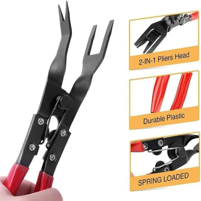 Auto Trim Clip Removal Plier Door Panel Fascia Dash Upholstery Remover Disassembly Plier Car Headlight Installation Tool Qme