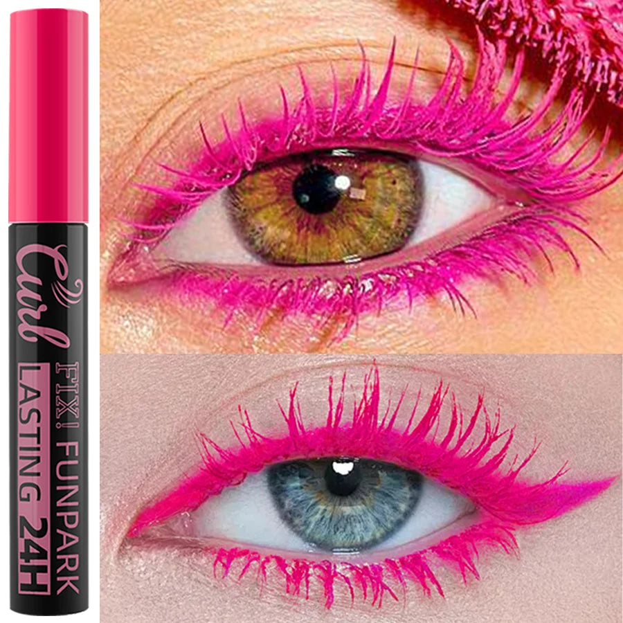9 Mascara Thick Curl Waterproof Natural Eyelash Long Lasting Blue Qme