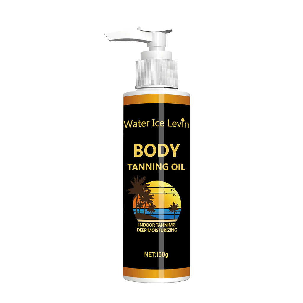 Body Tanning Oil, Containing Coconut Oil for Deep Hydration, Sunless Tanning Qme A