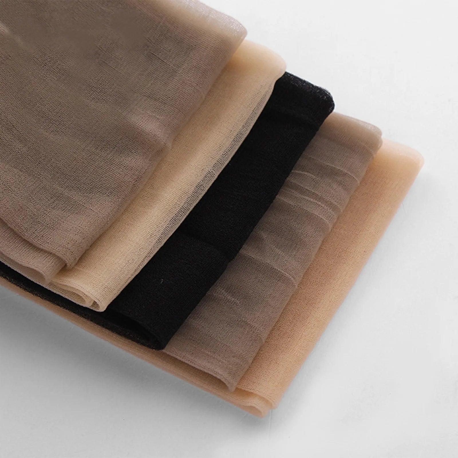 10 Pairs Women Elastic Short Stockings Black Nude Lightweight Mesh Breathable Casual Socks Summer Comfy Thin Stockings Qme