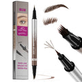 2-in-1 Dual-Ended Eyebrow Pen with Tip brow pen and Precise Brush-Tip, Brow Pen for Natural Waterproof and Long-Lasting Brows Qme W680-3