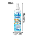 Dog Refreshing Cooling Spray 100ml Instant Gentle Refreshing Mist Hot Weather Cool Down Spray for Walking Playtime Home Daily Qme 100ml