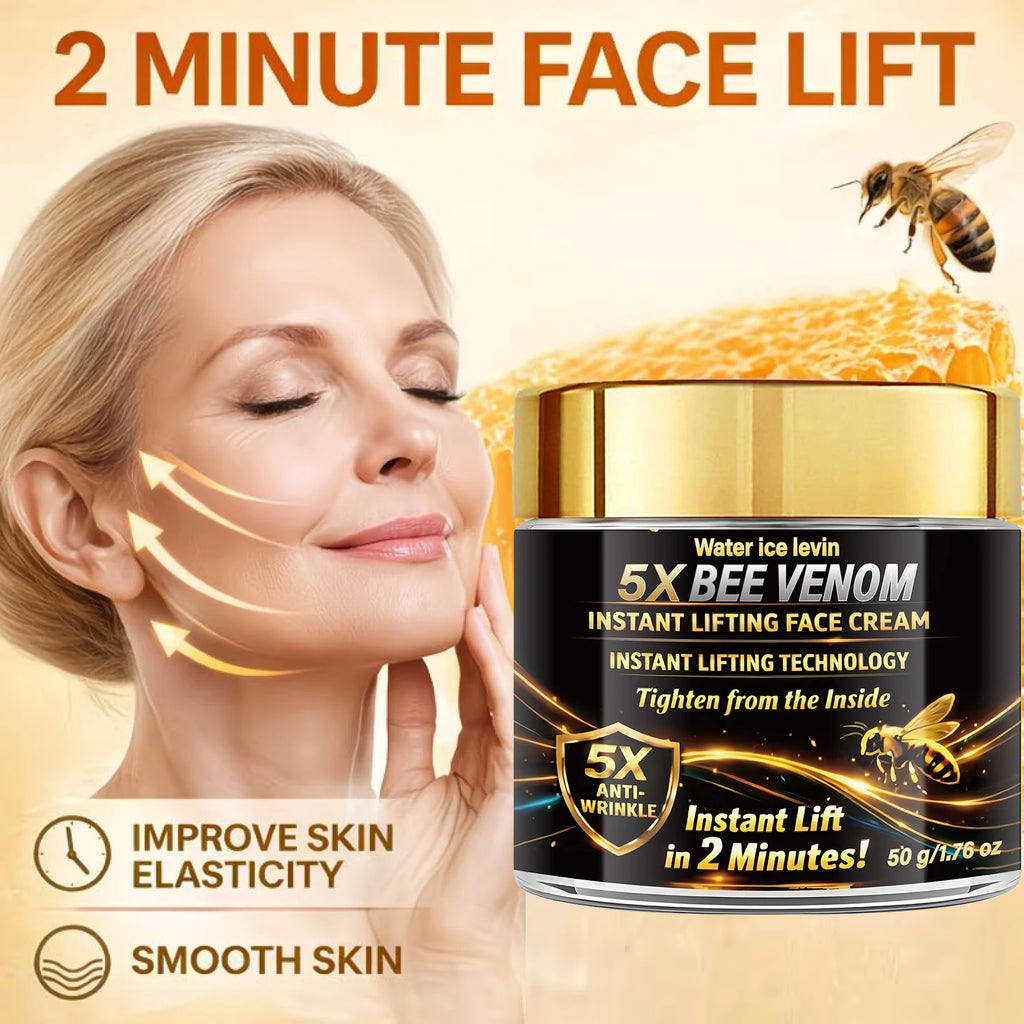 Bee Venom Retinol Face Cream, Hydrating Collagen Formula for Firming & Anti-Aging Skin Qme