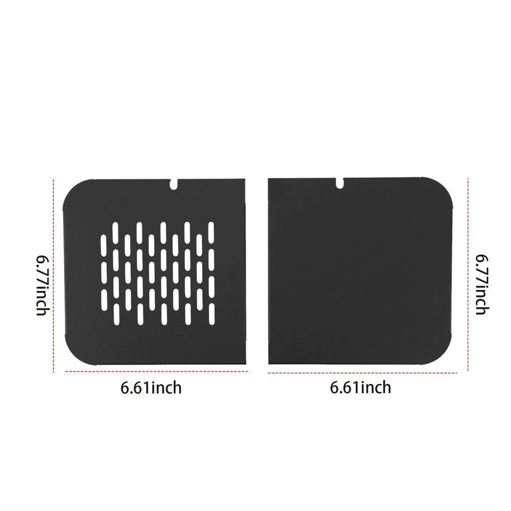 2Pcs Mini Meal Tables Compatible with Lunch Box 9.4L Plate Tabletop Aluminum Alloy Lightweight for Camp Outdoor Coffee Supplies Qme