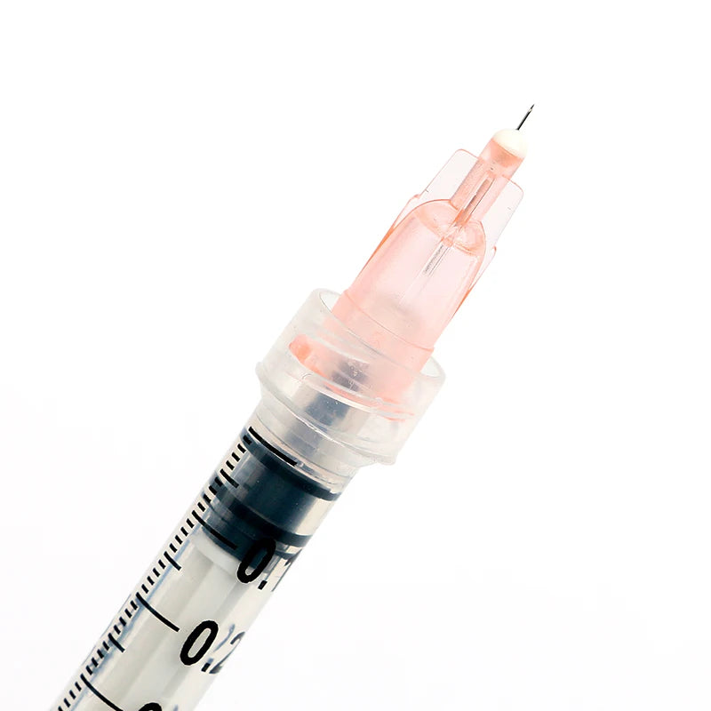 Box Tattoo Needle Transparent Syringe Injection Painless Small Teeth Qme