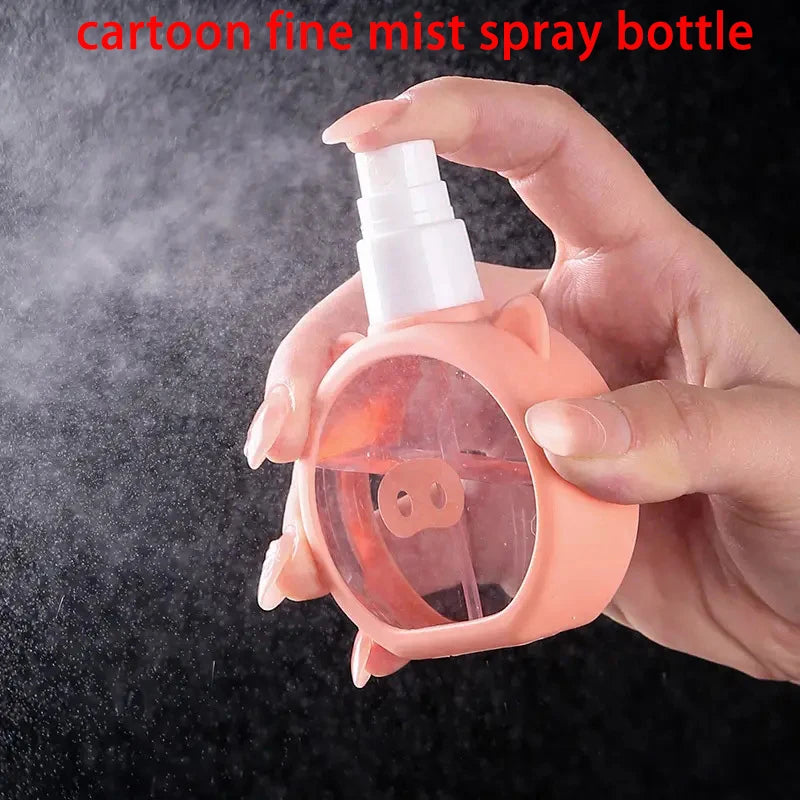 Disinfection Alcohol Fine Makeup Bottle Cute Silicone Cover Perfume Qme