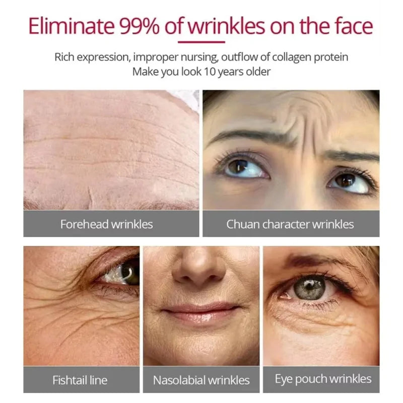 Retinol Anti-wrinkle Cream For Men Collagen Anti-Aging Removal Face & Neck Wrinkle Efficient Moisturize Firming Korean Skin Care Qme