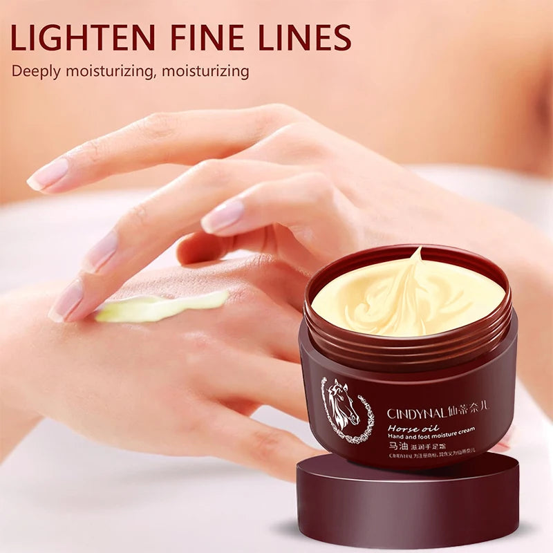 Horse Oil Skin Restoration Cream Repair Hand Moisturizing Foot Anti Qme