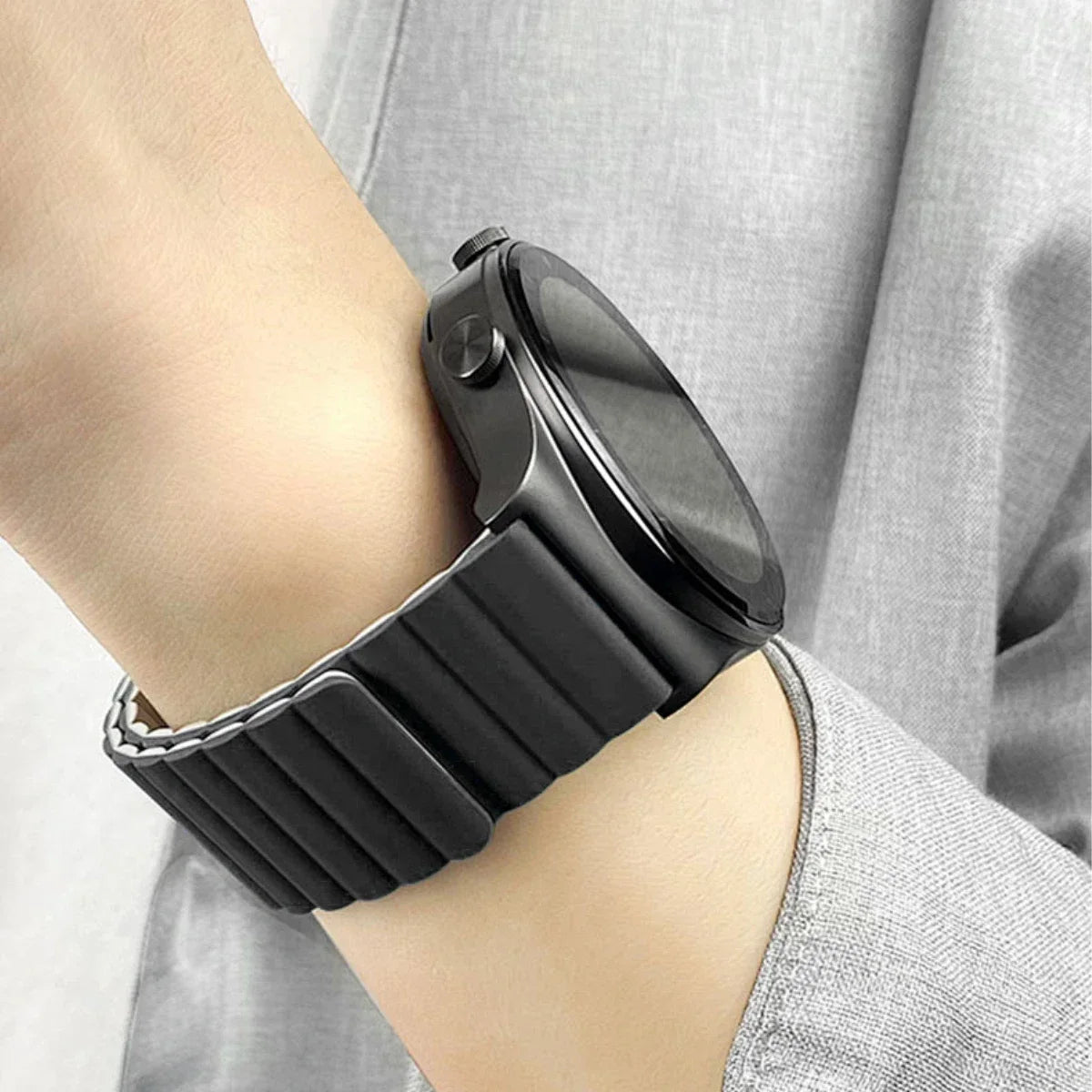 26/22mm Silicone Watch Band for Garmin Fenix 7 7X 6 6X Pro 5 5X Plus 3 HR Enduro Epix Gen 2 Smartwatch Magnetic Loop Wrist Strap Qme