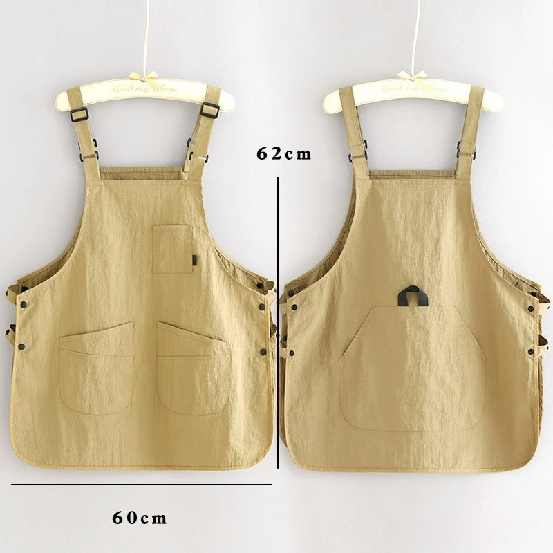 Adult Water-resistant Apron Household Kitchen Coffee Roasting Qme