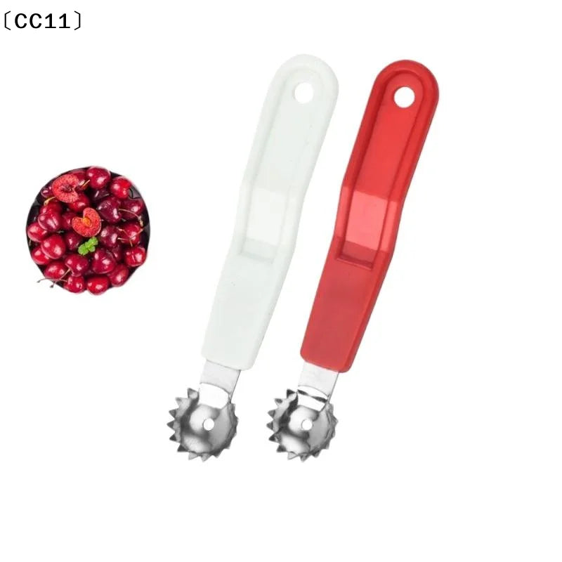 1 Cherry Pitter Tool Stainless Steel Head Non Slip Handle Home Qme