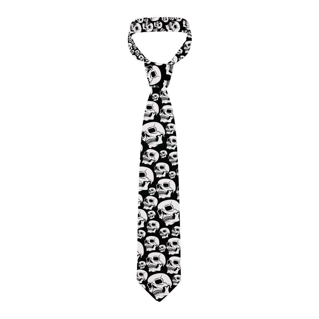 Fashion Skull 3D Printed Tie Art Design Personality Adult Wide Qme