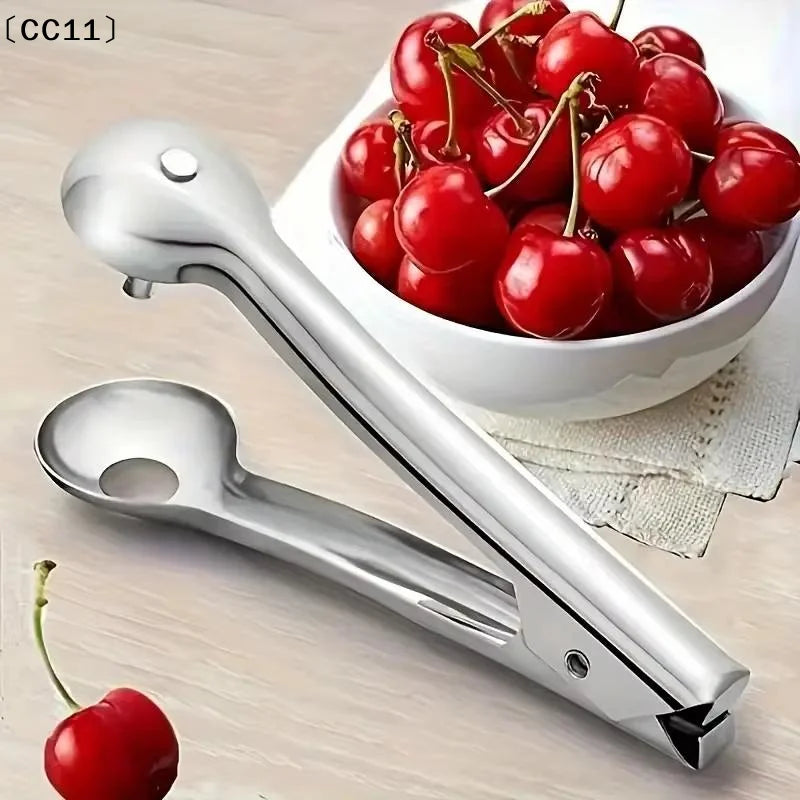 Stainless Steel Cherry Pitter Quick Pitting Suitable Home Outdoor Qme