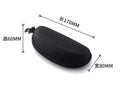Travel-friendly Large Sunglasses Case EVA Shockproof Zippered Qme black