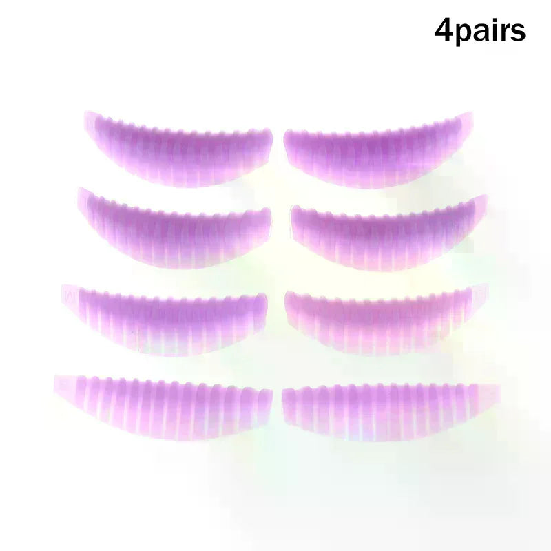 4Pairs Reusable Eyelash Lifting Pad Silicone Lamination Vertical Qme