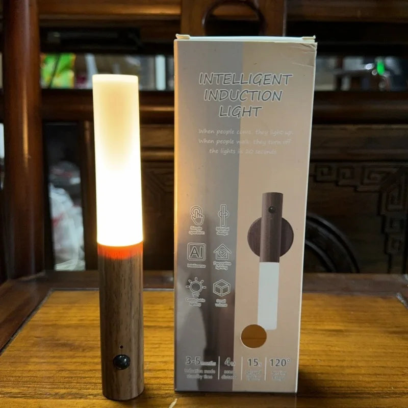 Modern Minimalist Smart Motion Sensor LED Rechargeable Night Light Qme