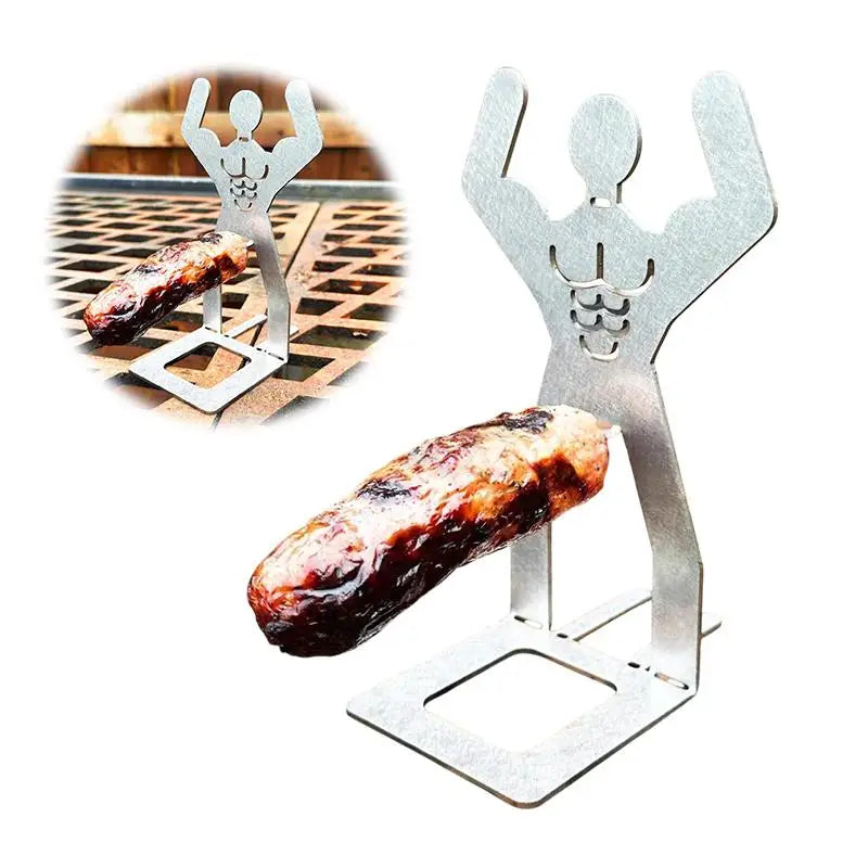BBQ Outdoor Cooking Funny Birthday Gifts Dog Grill Rack Muscle Man Qme
