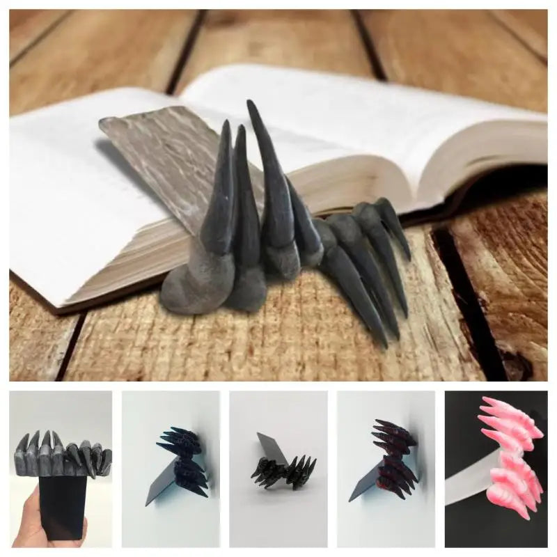 Halloween Claw Bookmark Terrifying Devil Office Desktop Decoration Qme