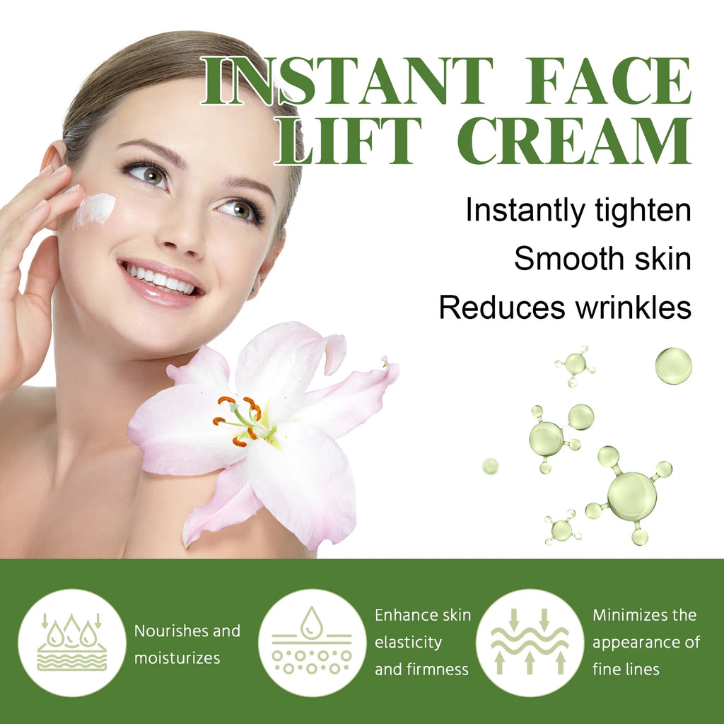 Hyaluronic Acid Face Cream Deep Hydrating & Plumping Firming Brightening Shrink Pores Moisturizing Smoothing Collagen Face Cream Qme