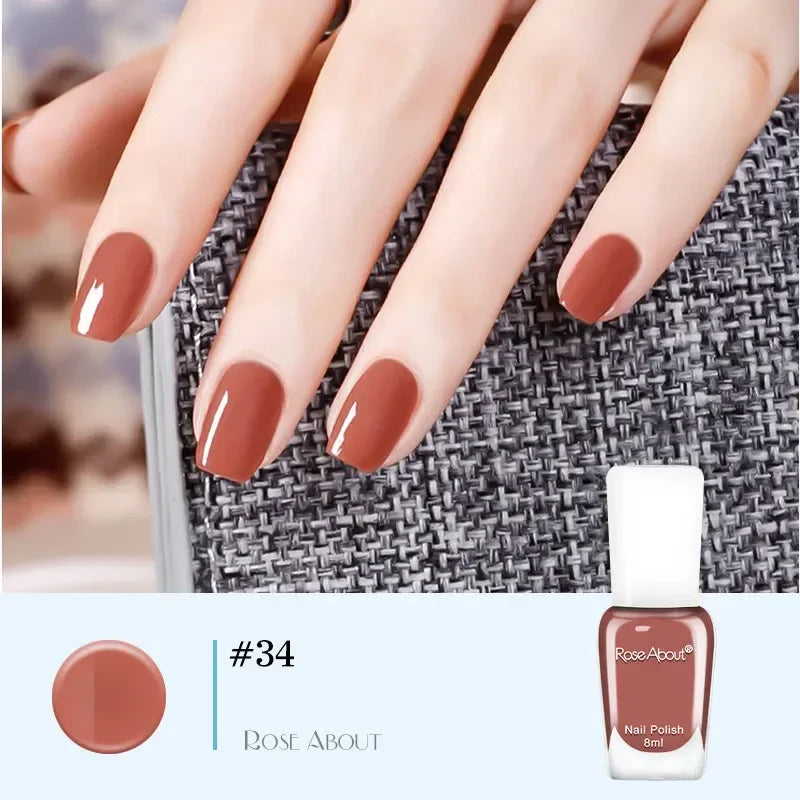 40 Colors Nail Gel No Bake Water-based Nail Polish Glitter Sequins Long-lasting Tearable Healthy Tearable Quick-drying Qme 34
