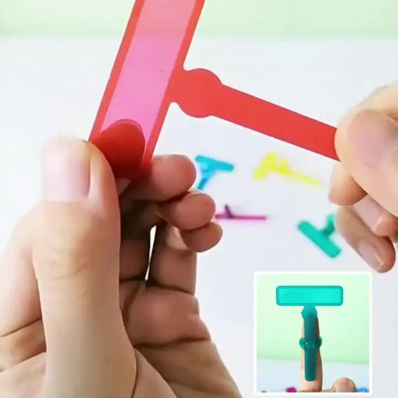Guided Reading Strips Colorful Overlays Finger Rings Literacy Support Qme