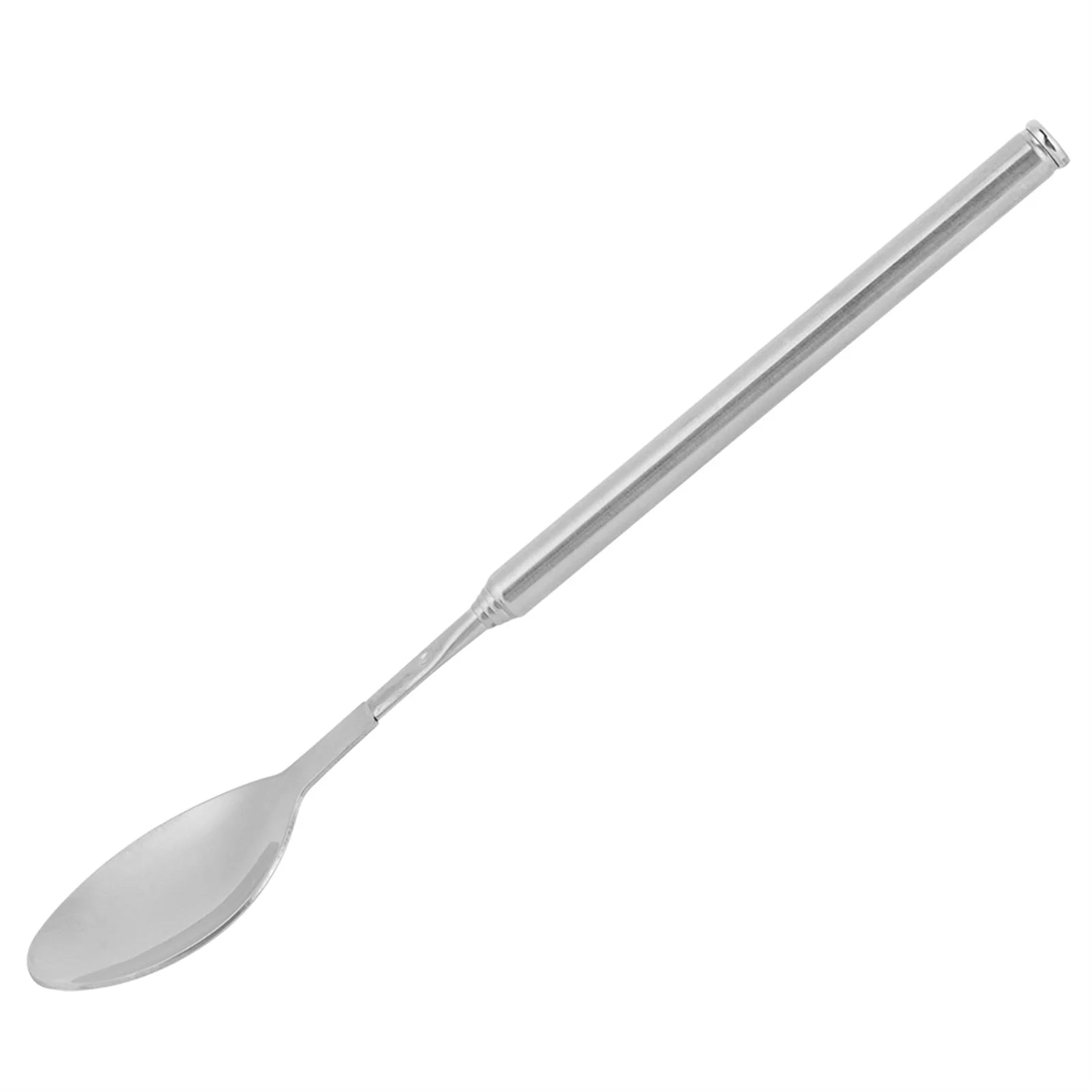 62cm Stainless Steel Telescopic Stirring Spoon Fork Set Extendable BBQ Tool Barbecue Utensils Cooking Camping Tableware Qme