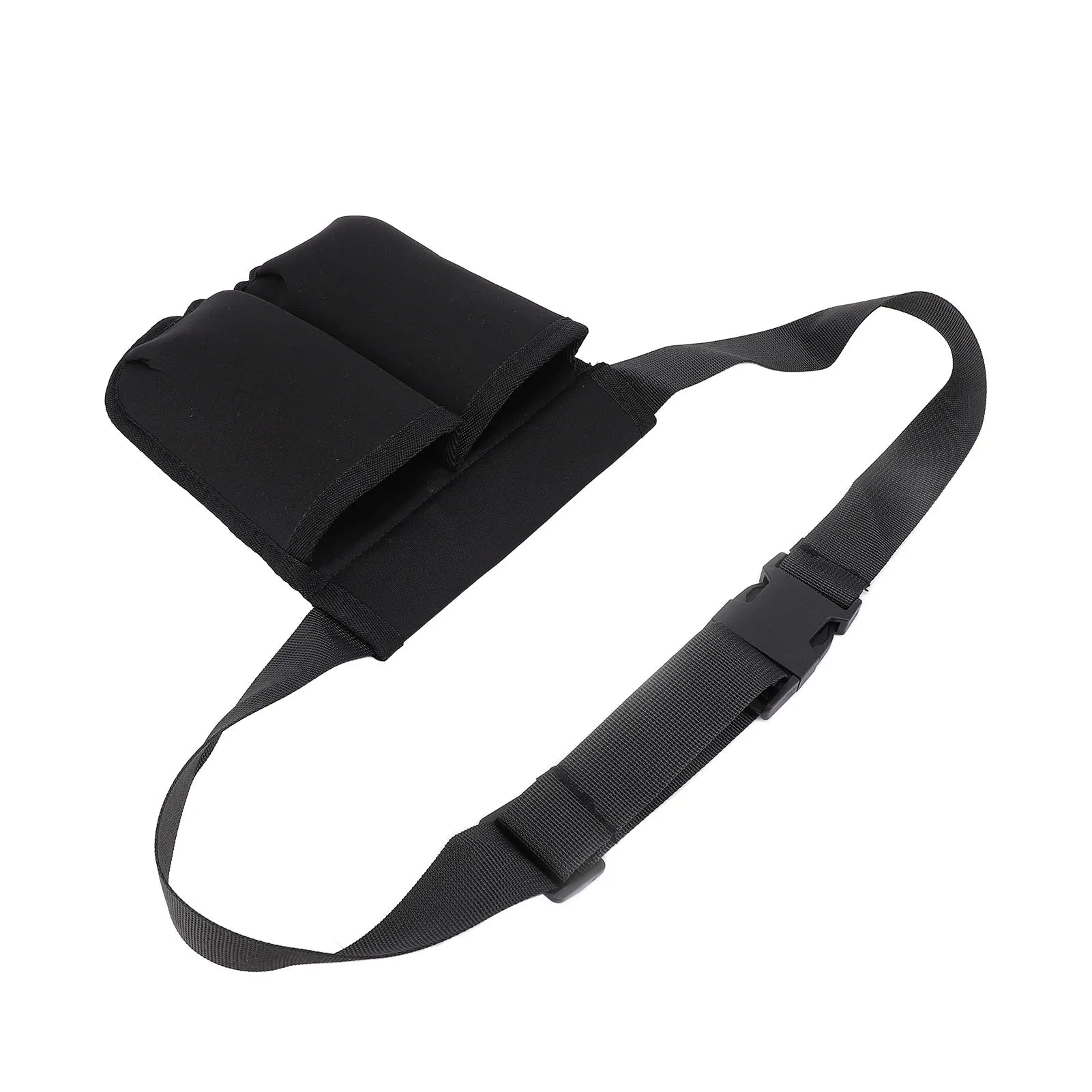 Massage Waist Pouch Two Bottles Massage Bottle Bag Adjustable Belt Supplies Professional Lotion Holster for Therapist Qme