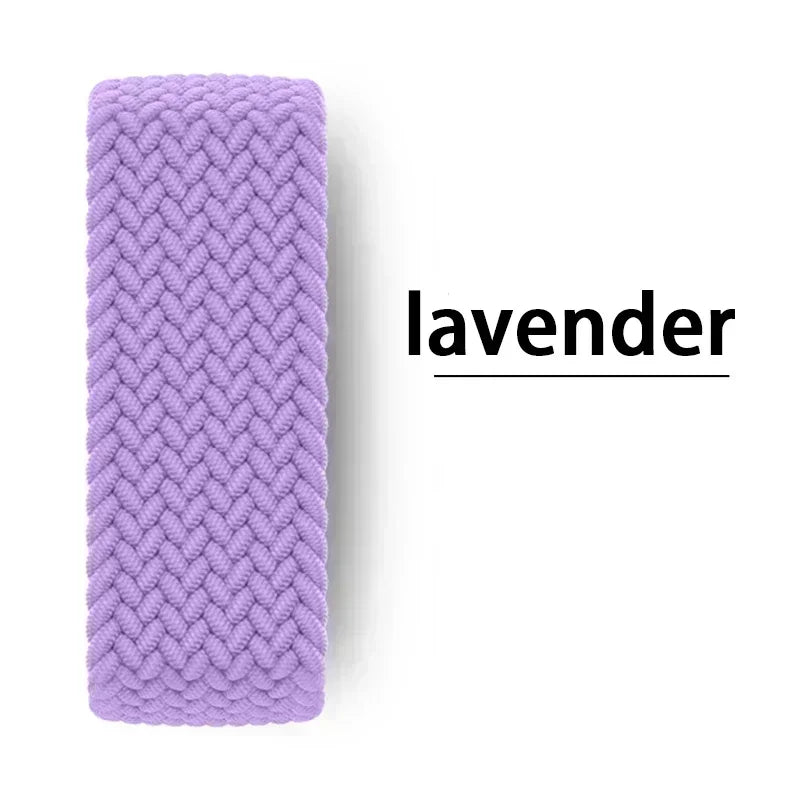 Braided Solo Strap For Apple Watch Band 45mm 49mm 44mm 42mm 41mm 40mm Nylon Correa Bracelet iWatch series 9 7 SE 6 8 5 Ultra 4 3 Qme