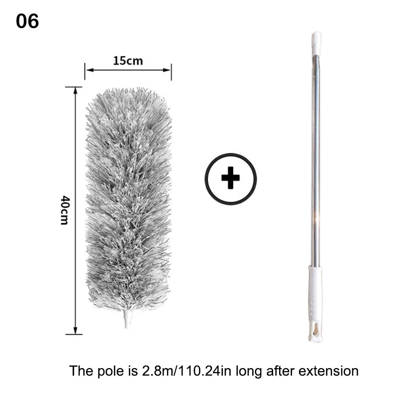 Microfiber Dusting Brush Reusable Ceiling Cleaning Tool Dust Dusters Qme 6