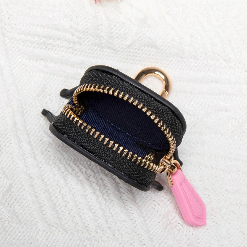 Cute Colorful Clowmi Keychain Charms Mini Cartoon-Style Stylish Bag Charms Coin Purse Qme