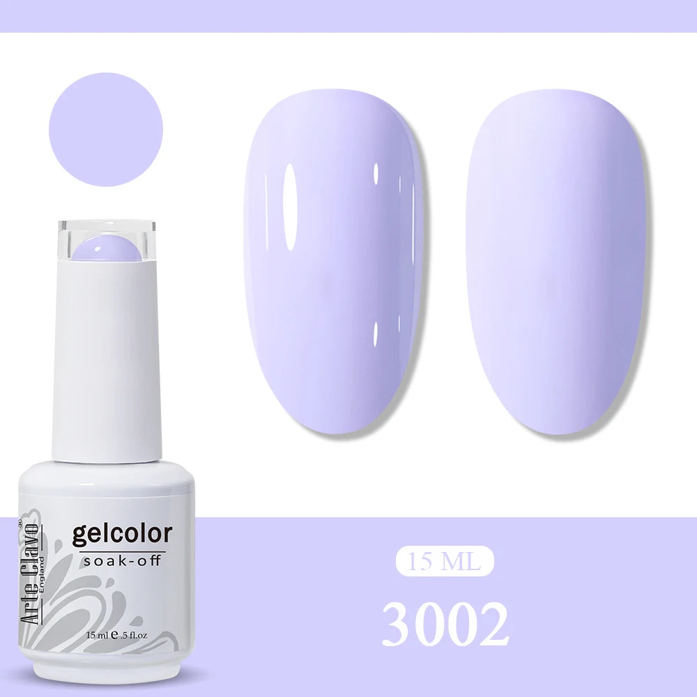 Arte Clavo Amber Gel Nail Polish Translucent Vintage Jelly Semi