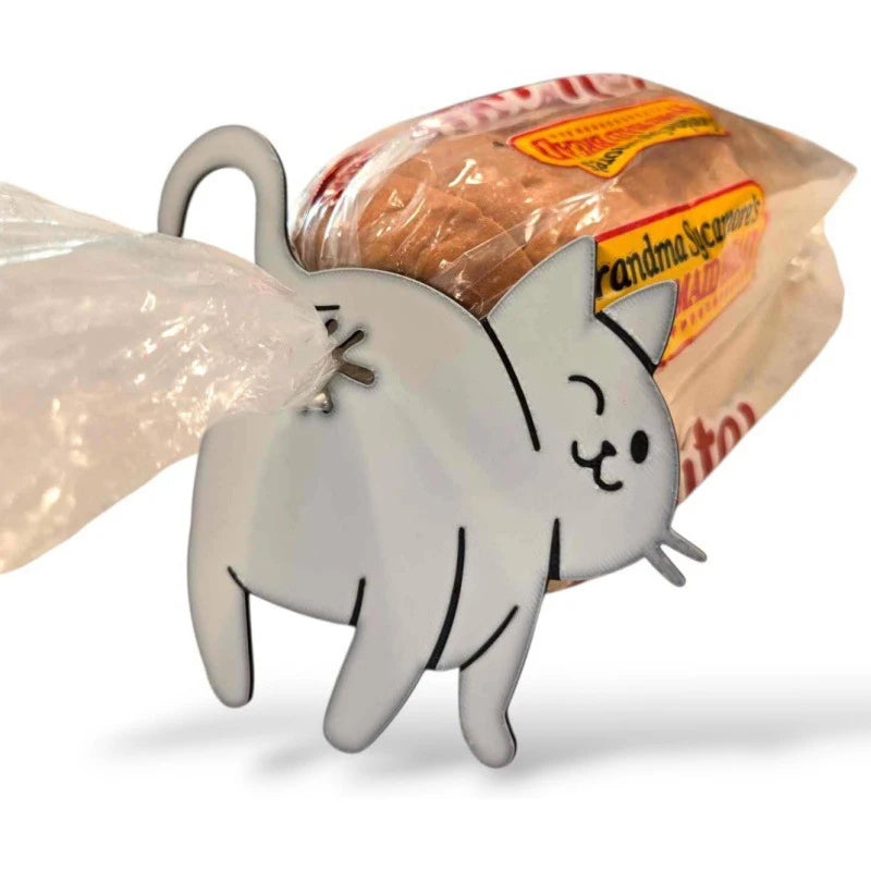3D Cat Butt Bread Bag Clip Snack Sealing Novelty Kitchen Gadget Food Qme
