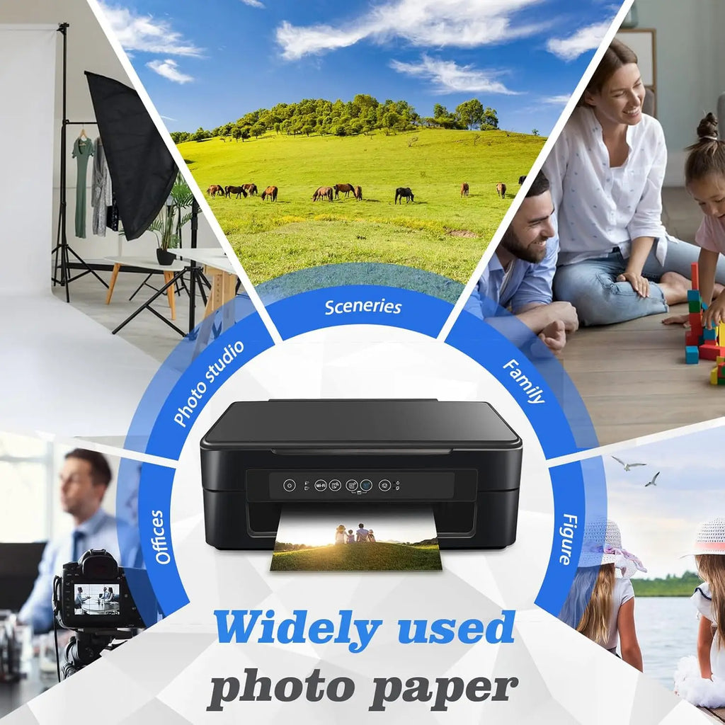 A3 Photo Paper, Waterproof Glossy for Photo Paper，Waterproof Embossed Card Paper Inkjet Photo Paper Qme
