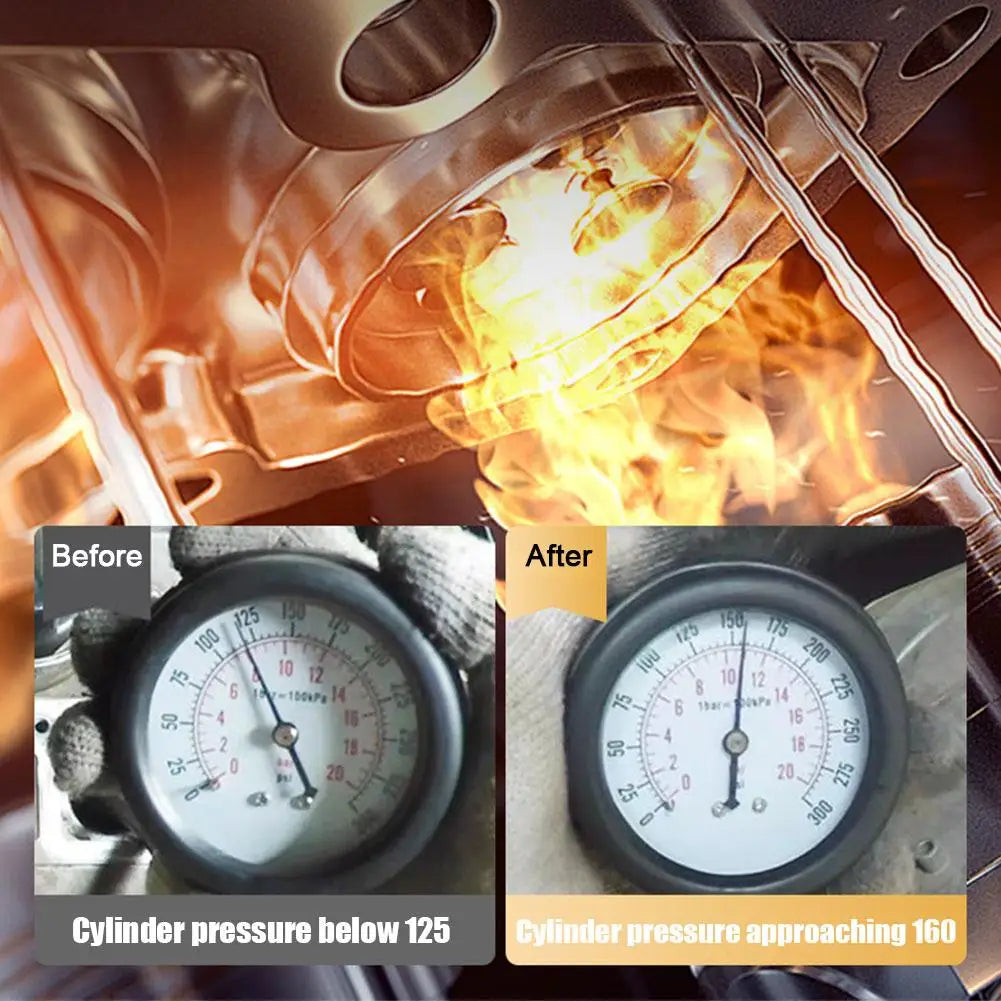 60ml Engine Anti-Wear Protective Agent Noise Reduction Jitter Strong Burning Engine Oil Liquid Additive Car Supplies Qme