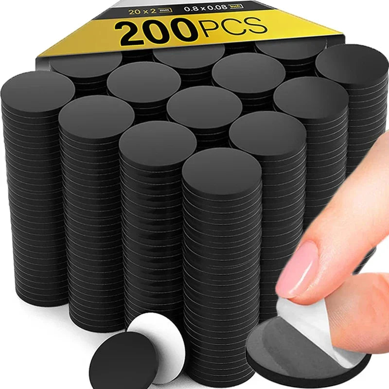 Wholesale Magnetic Sheets Square and Round Self Adhesive Magnet Sheet for Household Refrigerator Office Flexible Sticky Stickers Qme