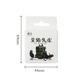 46pcs/Box Stickers Kawaii Black Cat Items DIY Handbook Stickers Boxed Cute Diary Greeting Card Sticker Stationery Decoration Qme 1 Box