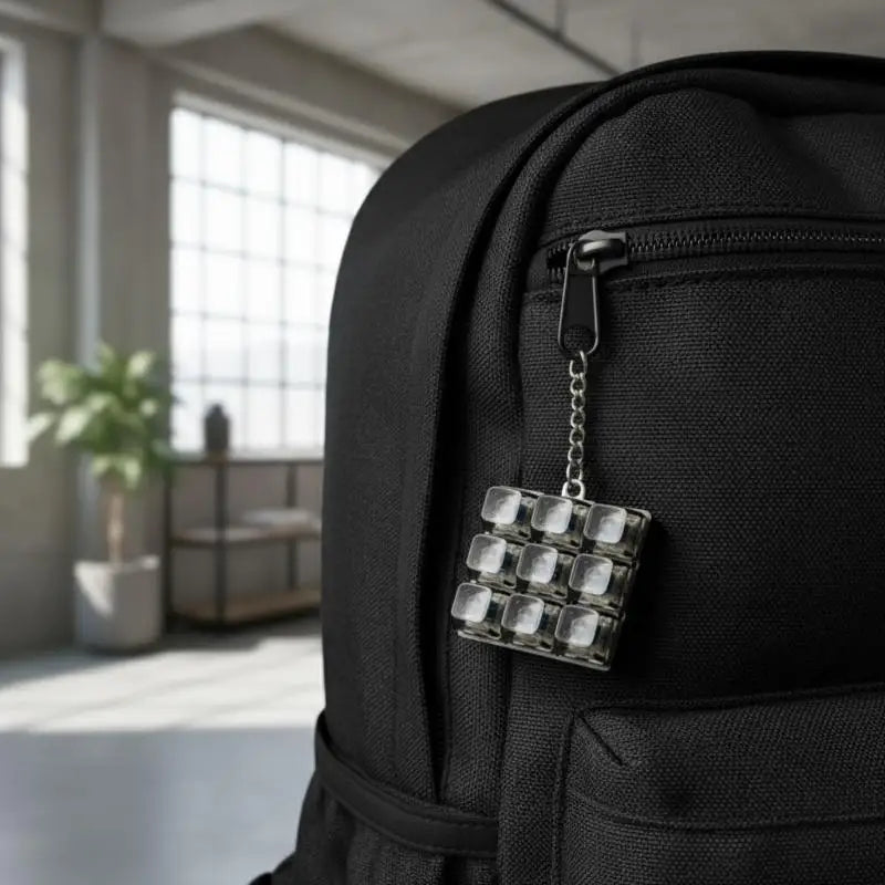 Nine Key Mechanical Keyboard Fidget Toy Keychain Stress Relief Qme